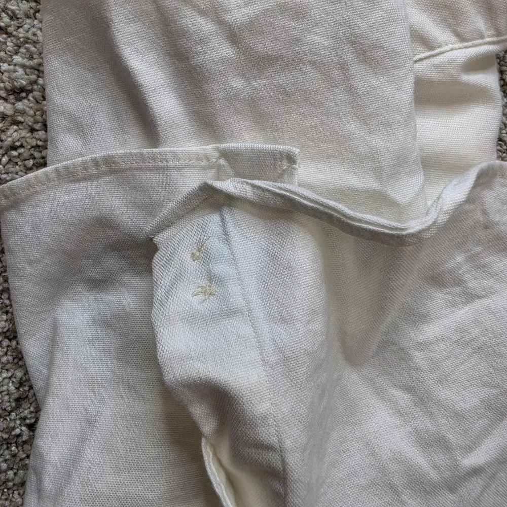 Ralph Lauren Performance Shirt Boys L 14-16 White Cotton Blend Preppy S/S